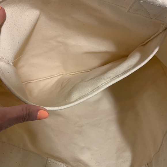 SOLD Madewell Wave Canvas Tote Bag NWOT - Picture 6 of 7